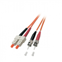 Glas patchcord ST-SC M/M 62,5/125 Dupl. L=5m