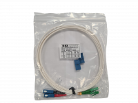 Patchcord LC/APC-SC/PC SM 9/125 Duplex L=3m Wit (10-pack)
