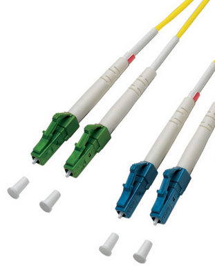 Glas patchc. LC/PC-LC/APC SM 9/125 Dupl. L=1m