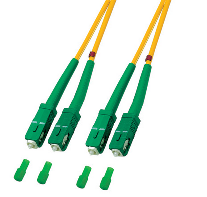 Glas Patchc. SC/APC-SC/APC SM 9/125 Duplex L=5m
